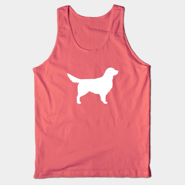 Golden Retriever Silhouette Tank Top by Coffee Squirrel